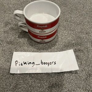 Campbell’s, Tomato Soup, Mugs, 1990s, set of 2